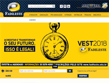 Tablet Screenshot of fadileste.edu.br